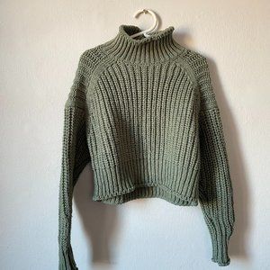 H&M Ribbed Turtleneck Sweater